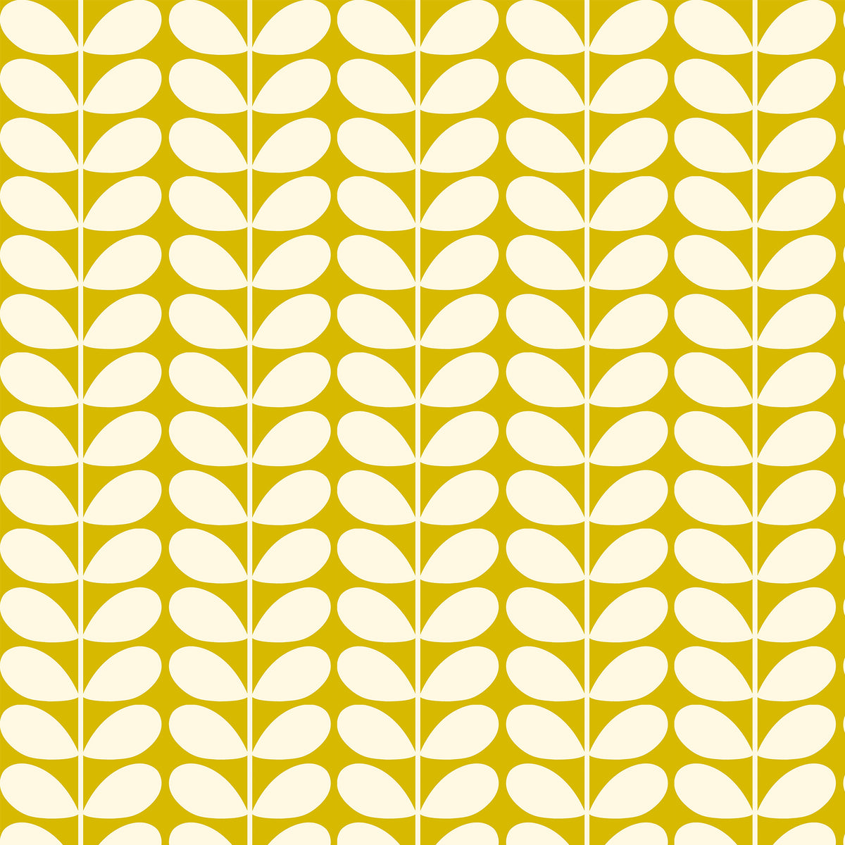 Orla Kiely Jumbo Solid Stem Made to Measure Roman Blind Yellow