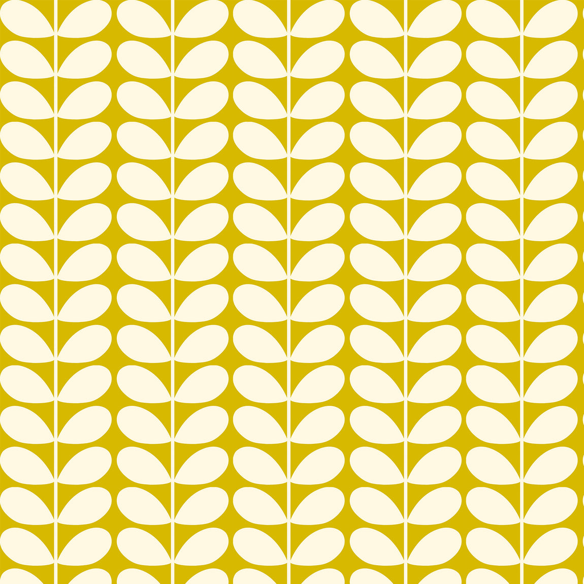 Orla Kiely Jumbo Solid Stem Made to Measure Roman Blind Yellow