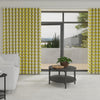 Orla Kiely Jumbo Solid Stem Made to Measure Wave Curtain + FREE Track Yellow
