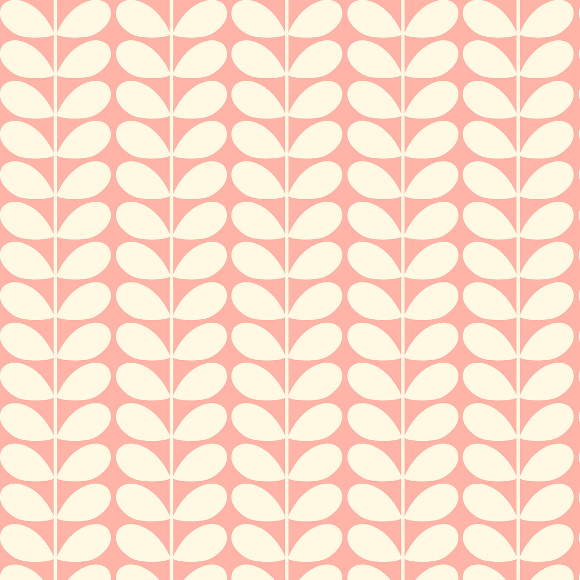 Orla Kiely Jumbo Solid Stem Made to Measure Curtain Pink