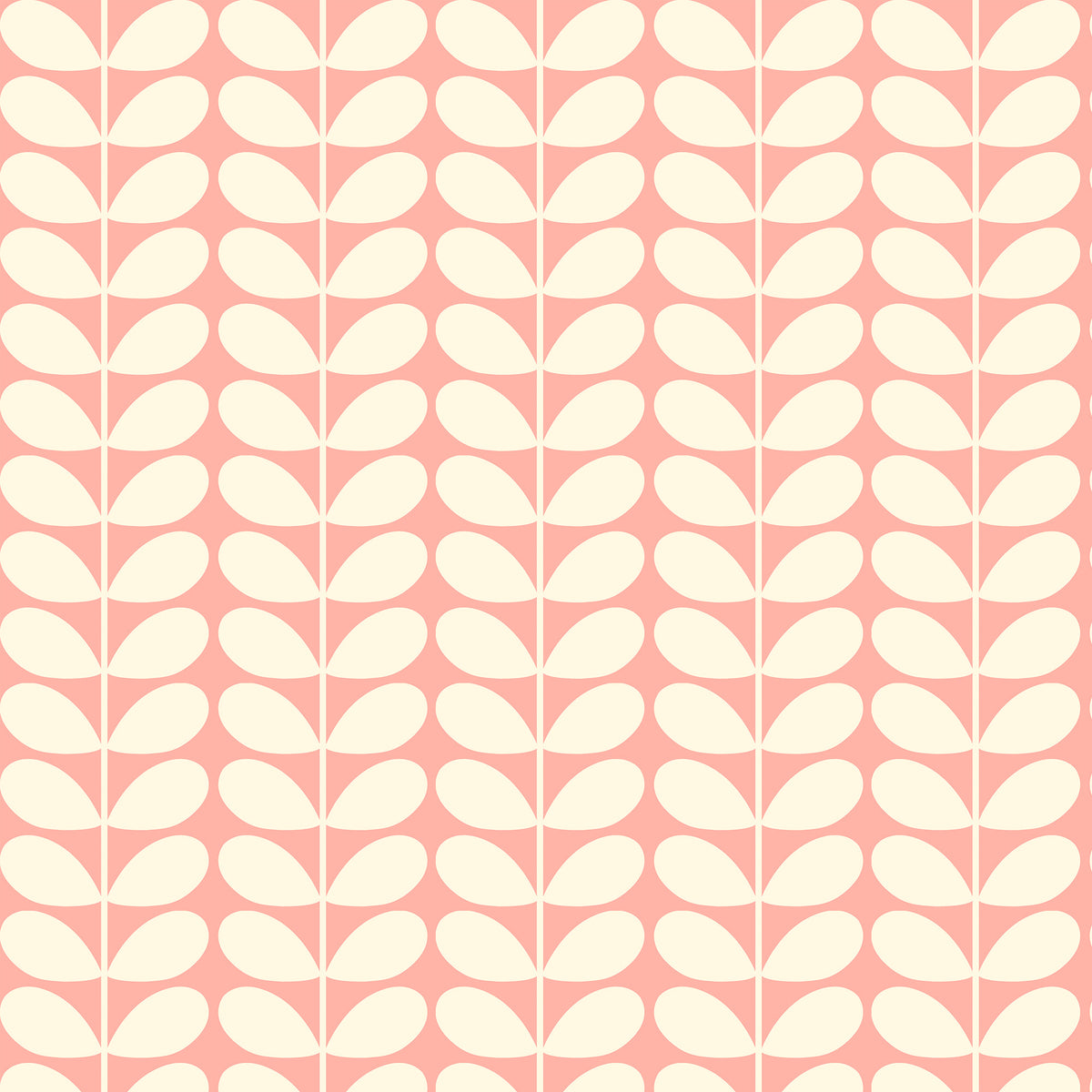 Orla Kiely Jumbo Solid Stem Made to Measure Blackout Roller Blind Pink