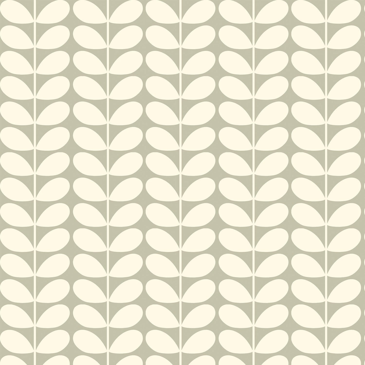 Orla Kiely Jumbo Solid Stem Made to Measure Curtain Pebble