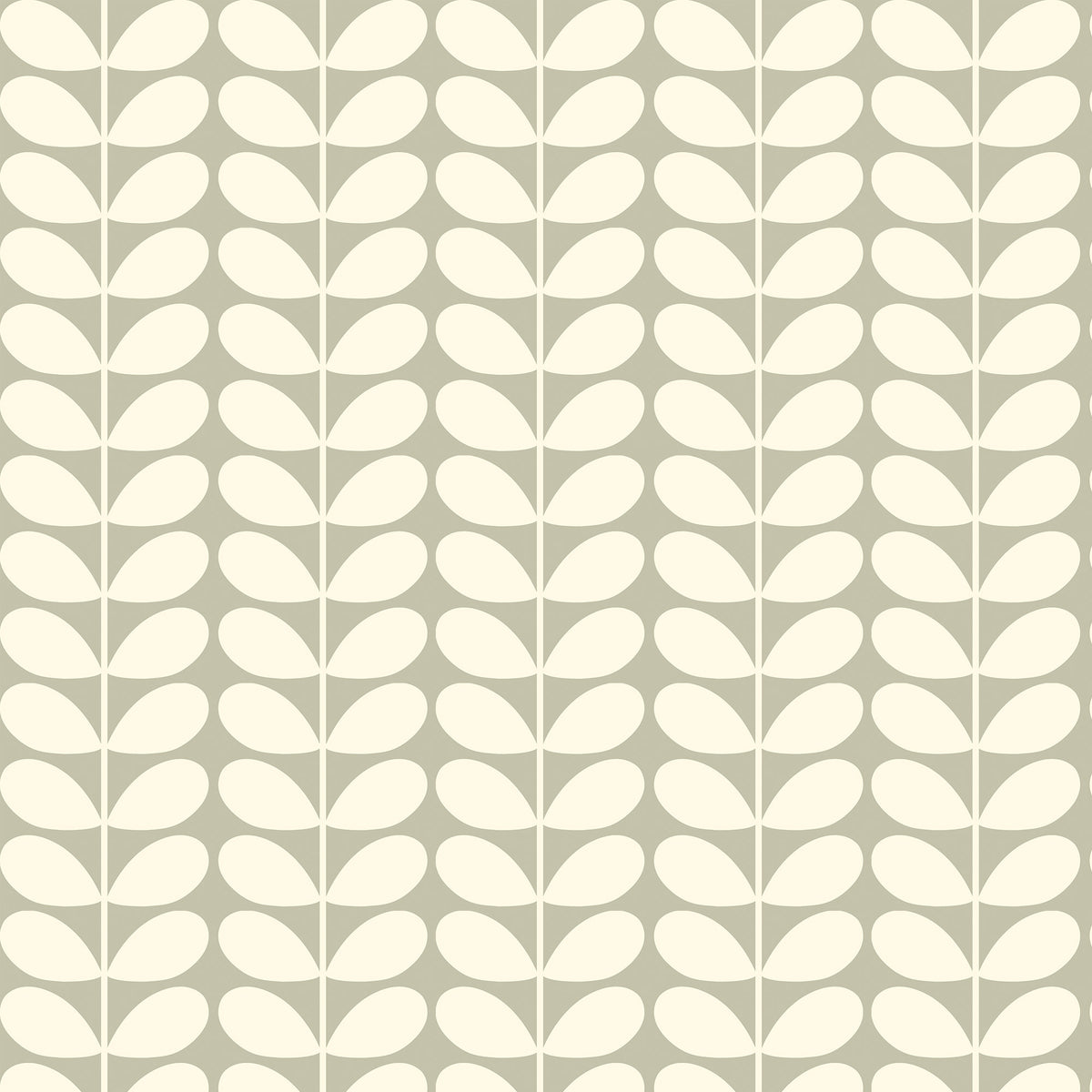Orla Kiely Jumbo Solid Stem Made to Measure Blackout Roller Blind Pebble