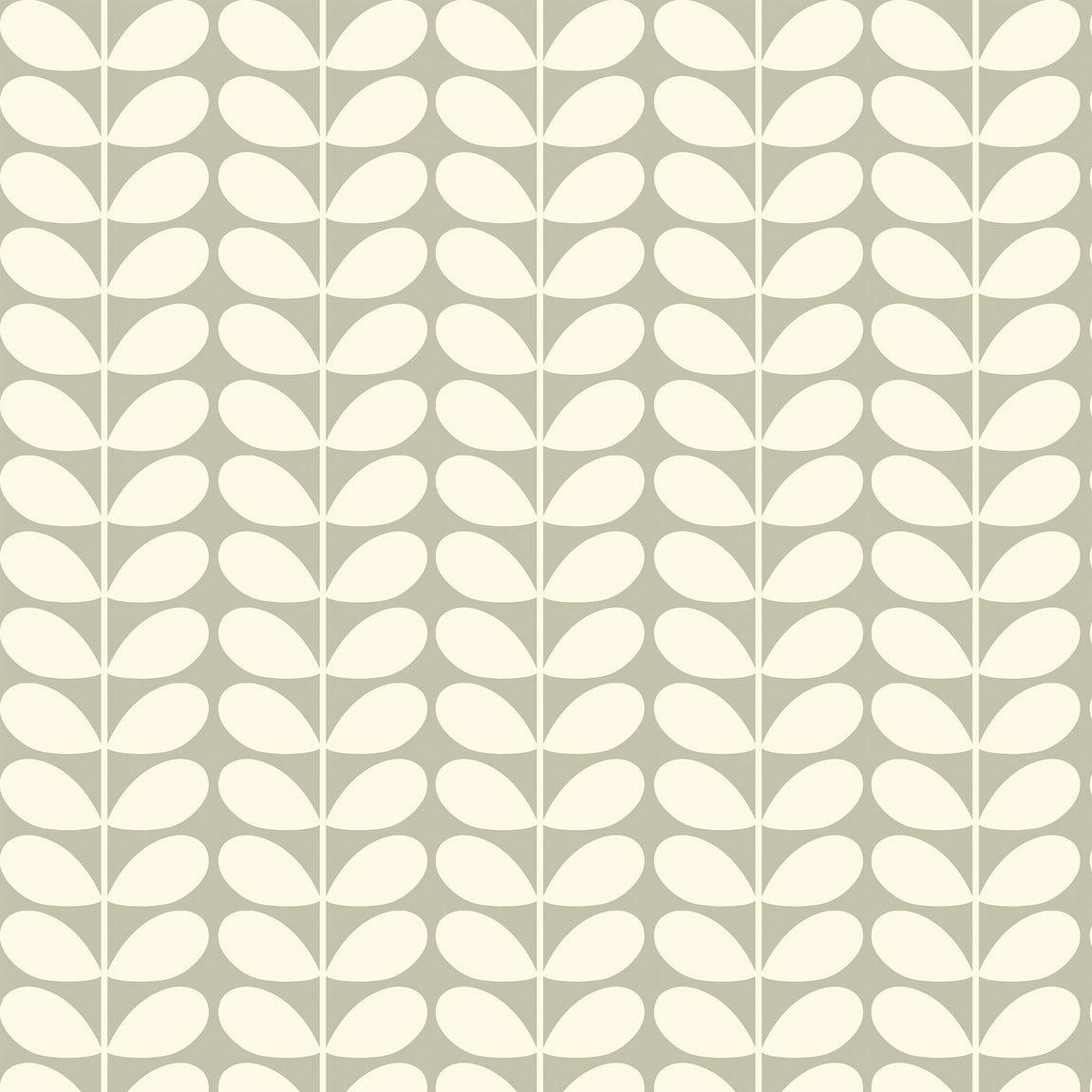 Orla Kiely Jumbo Solid Stem Made to Measure Blackout Roller Blind Pebble