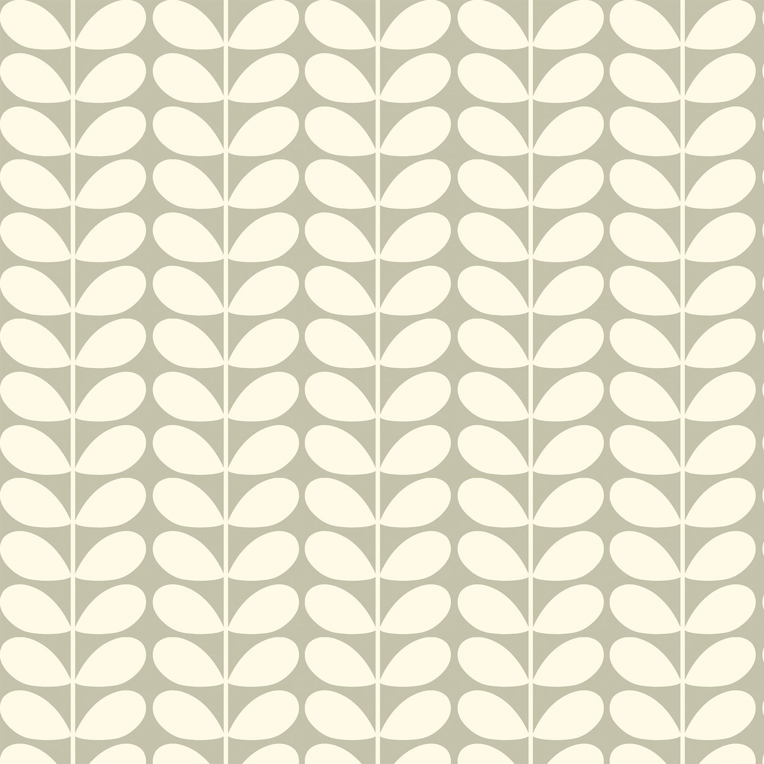 Orla Kiely Jumbo Solid Stem Made to Measure Wave Curtain + FREE Track Pebble
