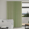 Orla Kiely Jumbo Solid Stem Made to Measure Wave Curtain + FREE Track Green
