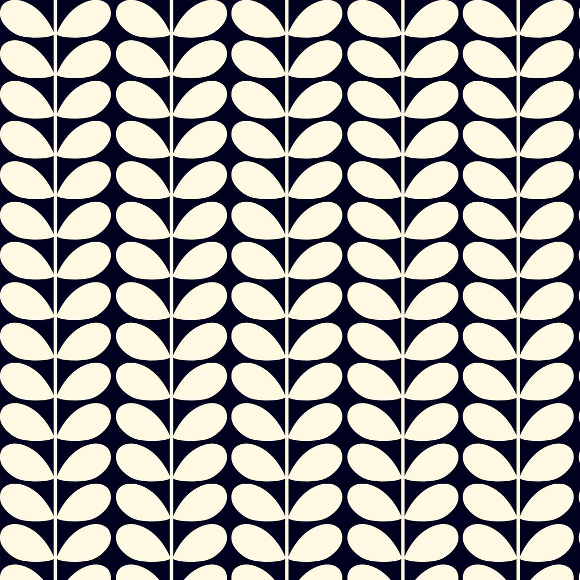 Orla Kiely Jumbo Solid Stem Made to Measure Curtain Whale