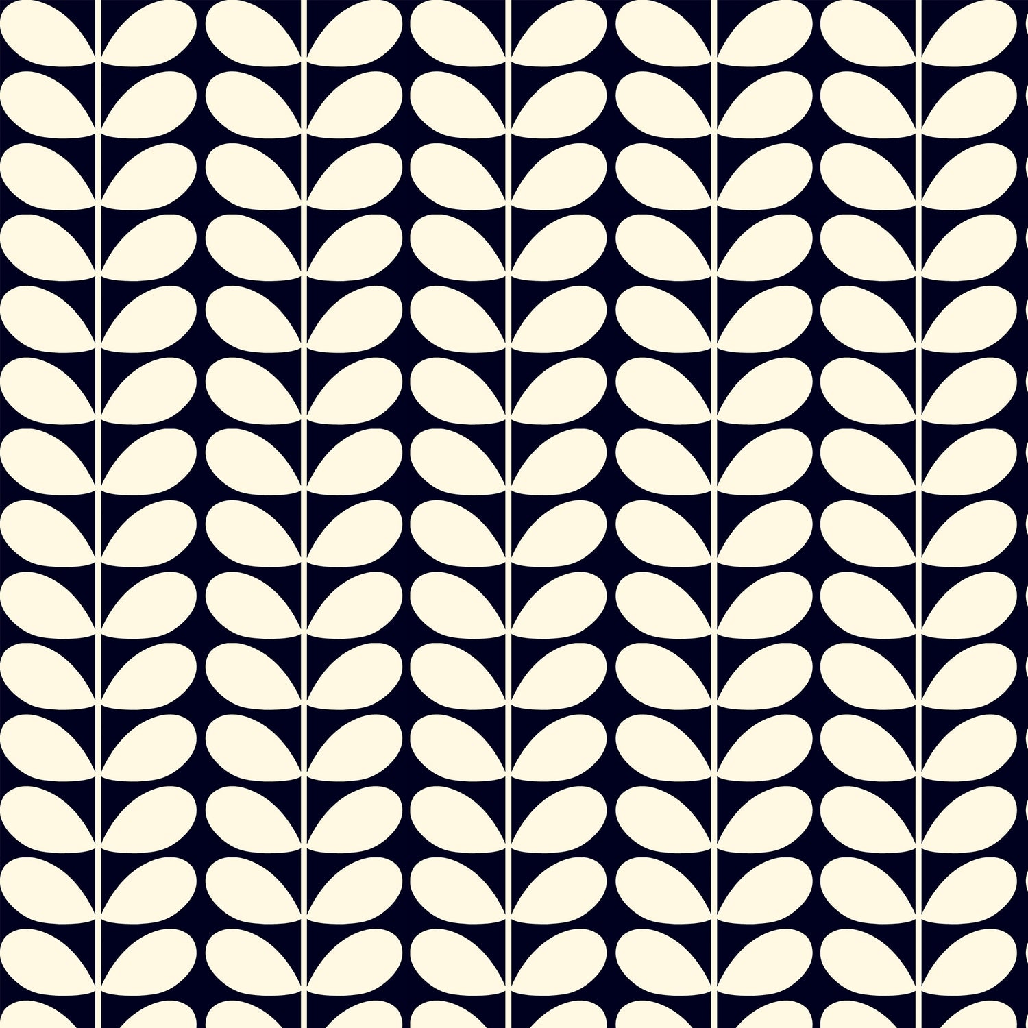 Orla Kiely Jumbo Solid Stem Made to Measure Blackout Roller Blind Whale