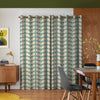 Orla Kiely Jumbo Solid Stem Made to Measure Curtain Duckegg