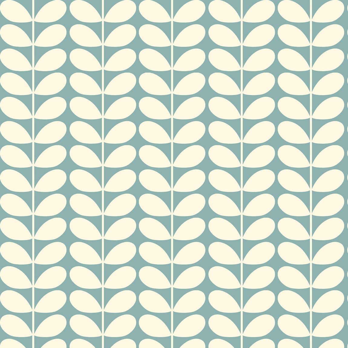 Orla Kiely Jumbo Solid Stem Made to Measure Curtain Duckegg