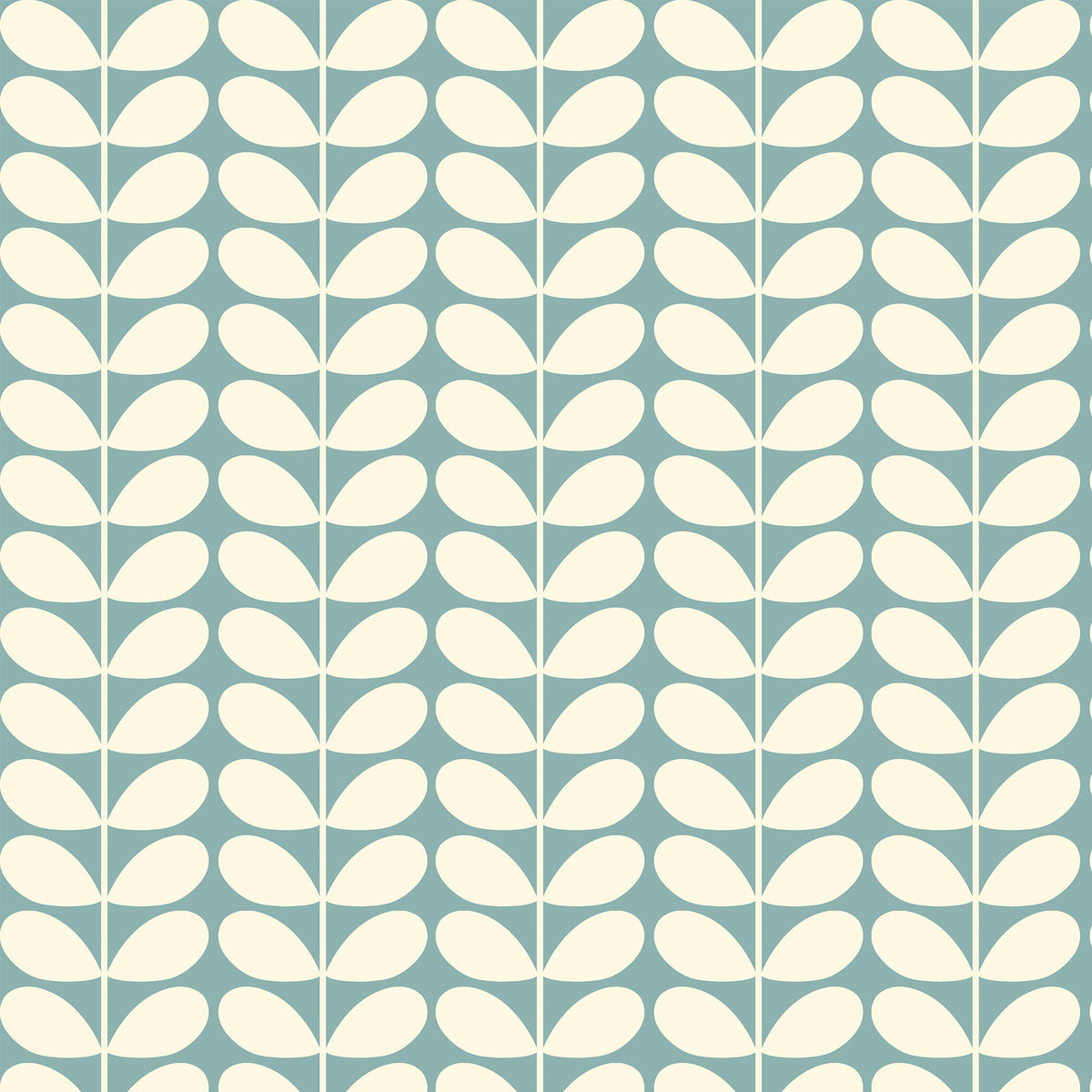 Orla Kiely Jumbo Solid Stem Made to Measure Roman Blind Duckegg