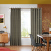 Orla Kiely Solid Stem Made to Measure Curtain Black