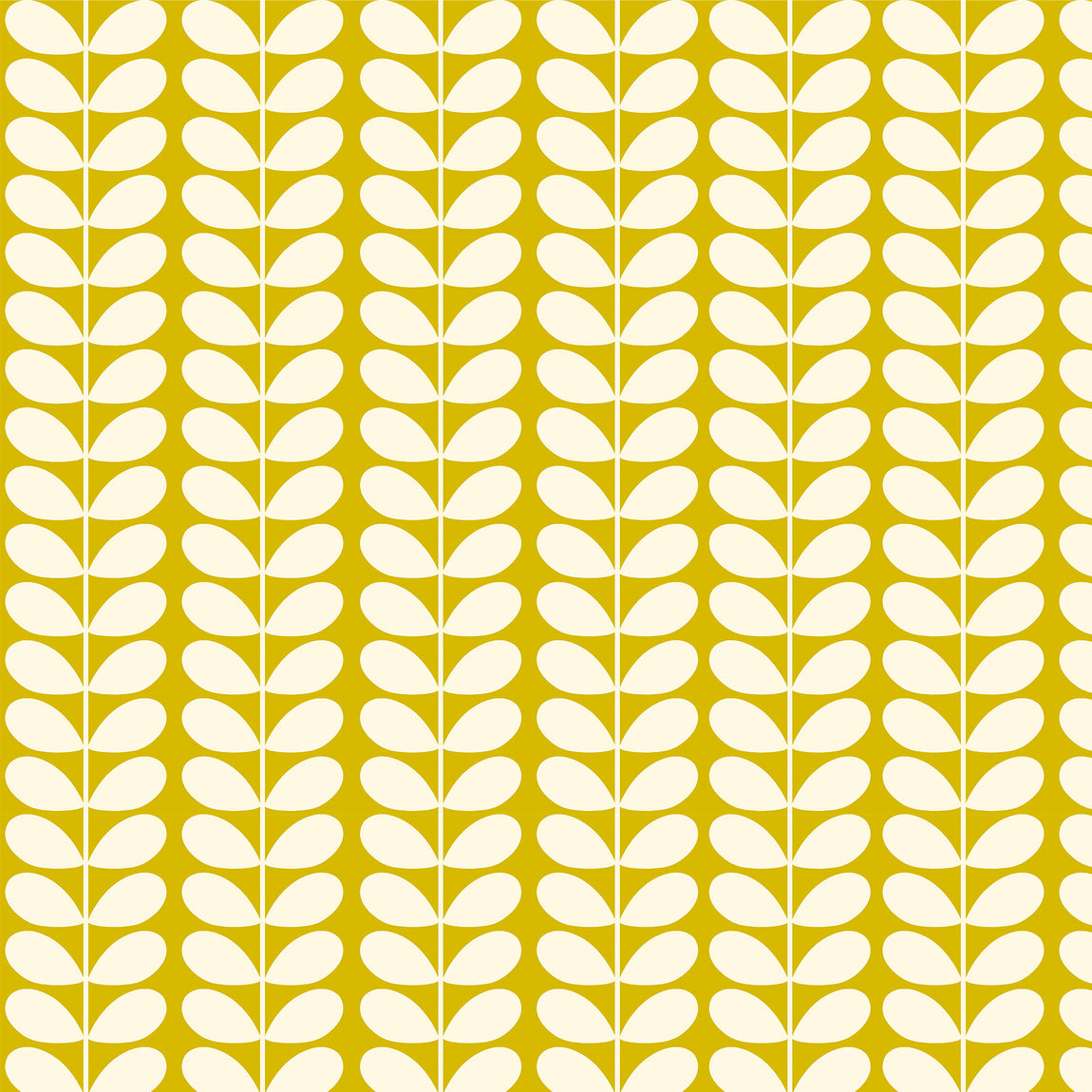 Orla Kiely Solid Stem Made to Measure Roman Blind Yellow