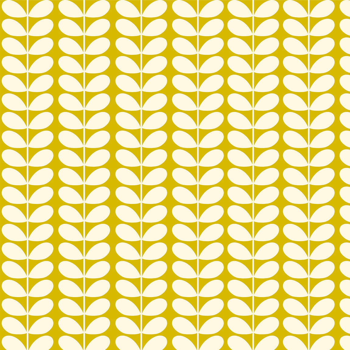 Orla Kiely Solid Stem Made to Measure Roman Blind Yellow