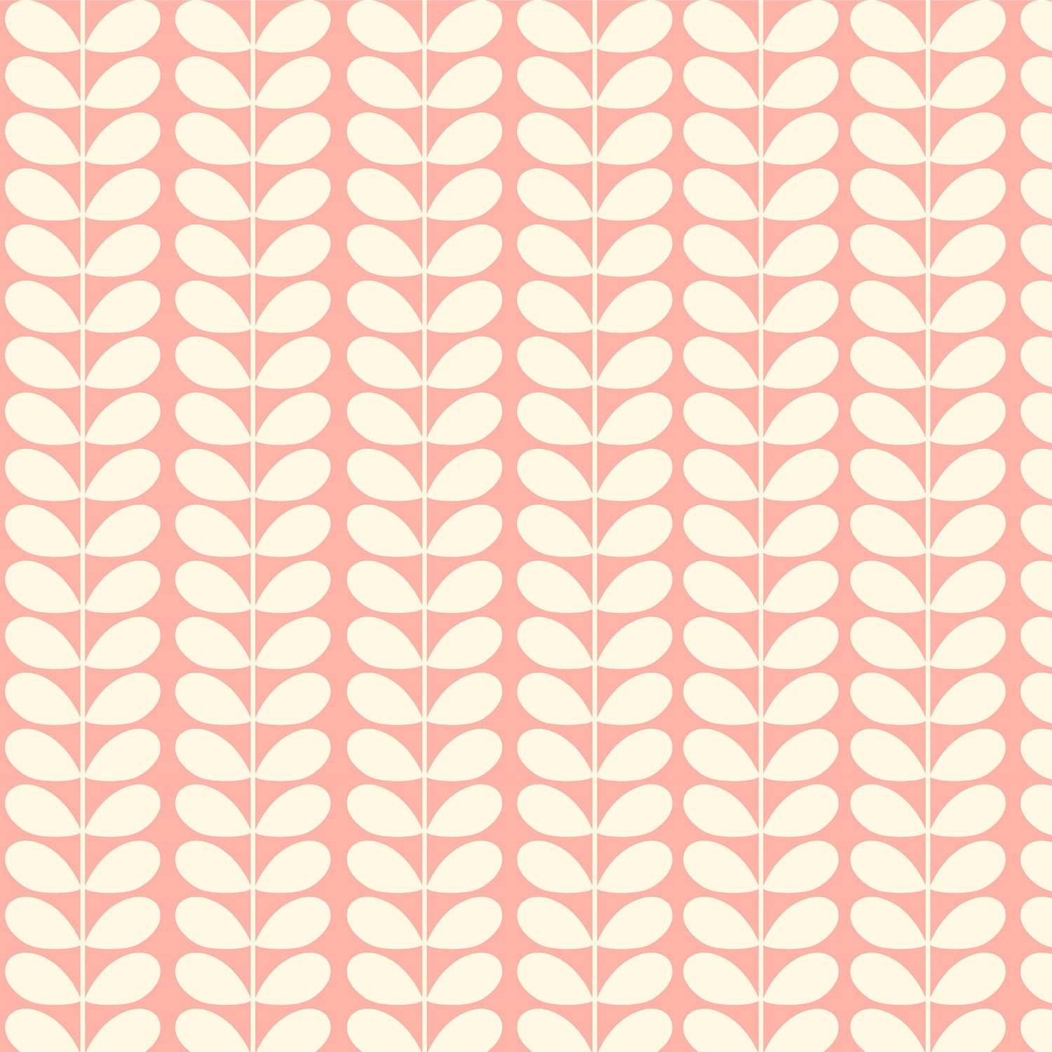 Orla Kiely Solid Stem Made to Measure Curtain Pink