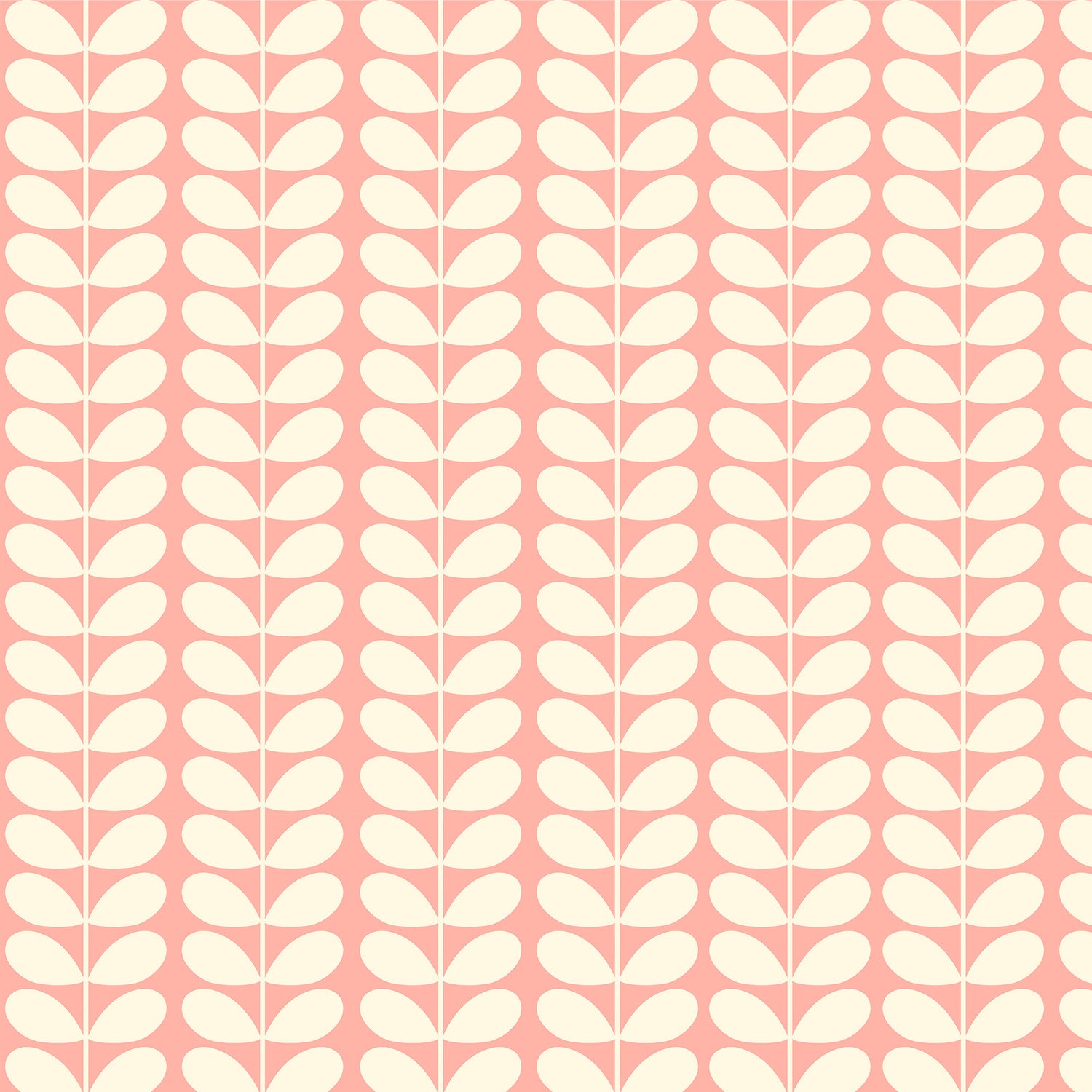 Orla Kiely Solid Stem Made to Measure Curtain Pink