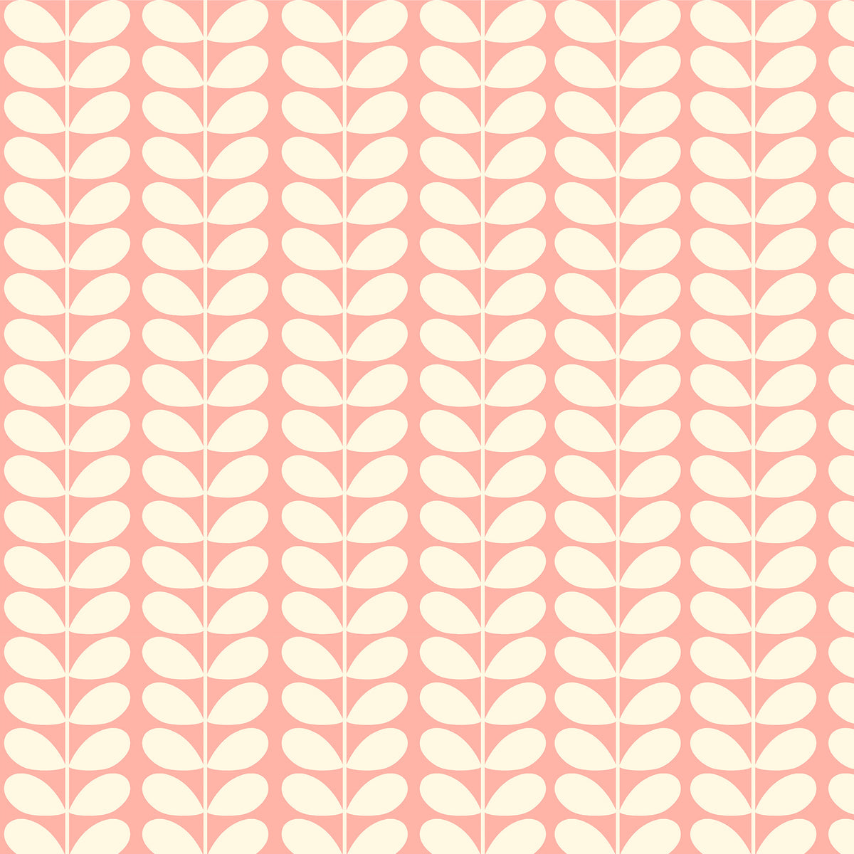 Orla Kiely Solid Stem Made to Measure Blackout Roller Blind Pink