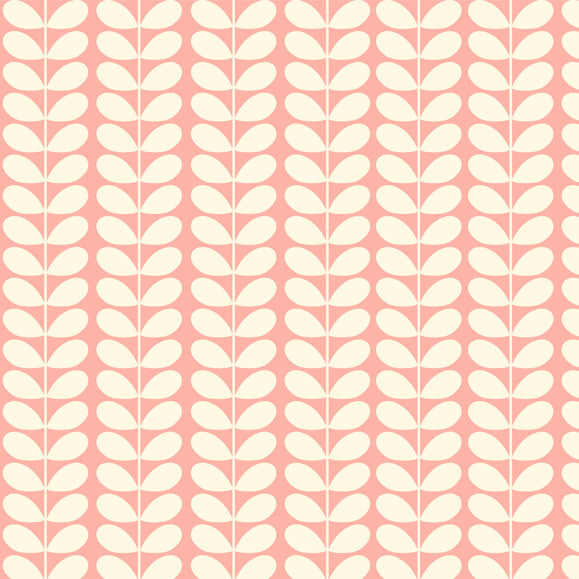 Orla Kiely Solid Stem Translucent Made to Measure Roller Blind Pink
