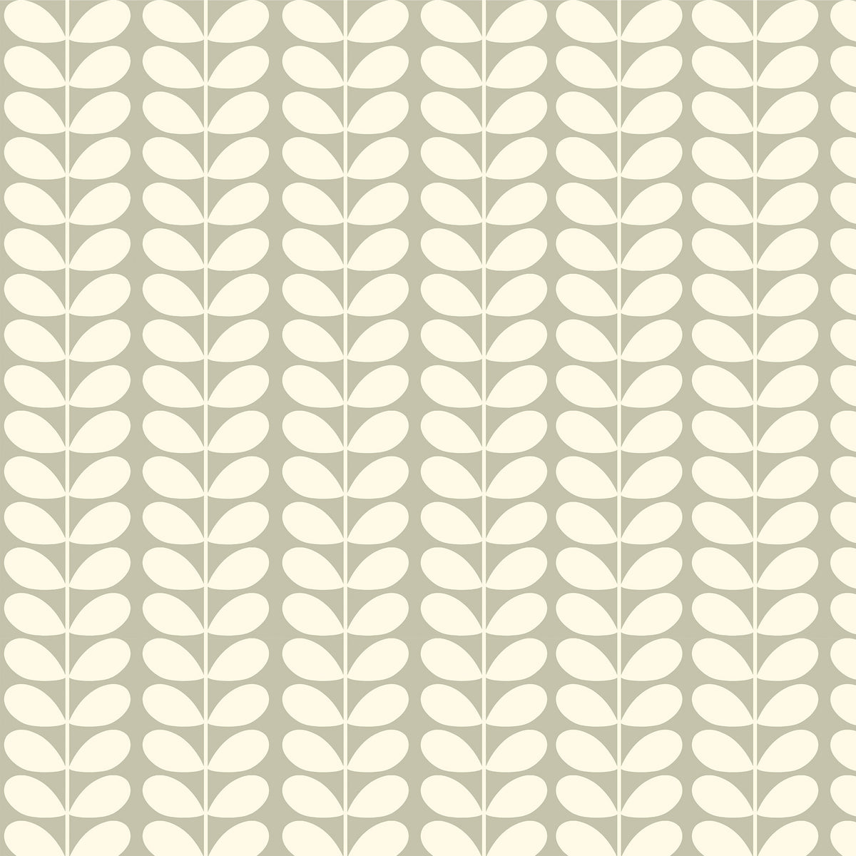 Orla Kiely Solid Stem Made to Measure Blackout Roller Blind Pebble