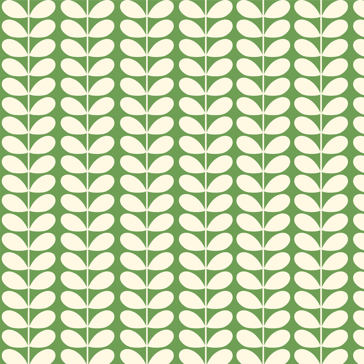 Orla Kiely Solid Stem Made to Measure Curtain Green