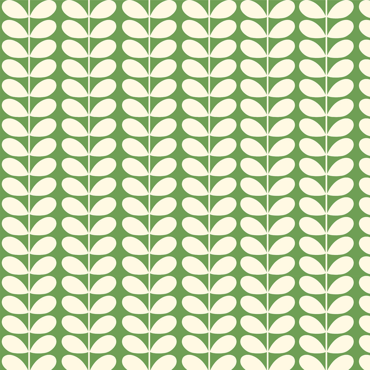 Orla Kiely Solid Stem Made to Measure Roman Blind Green