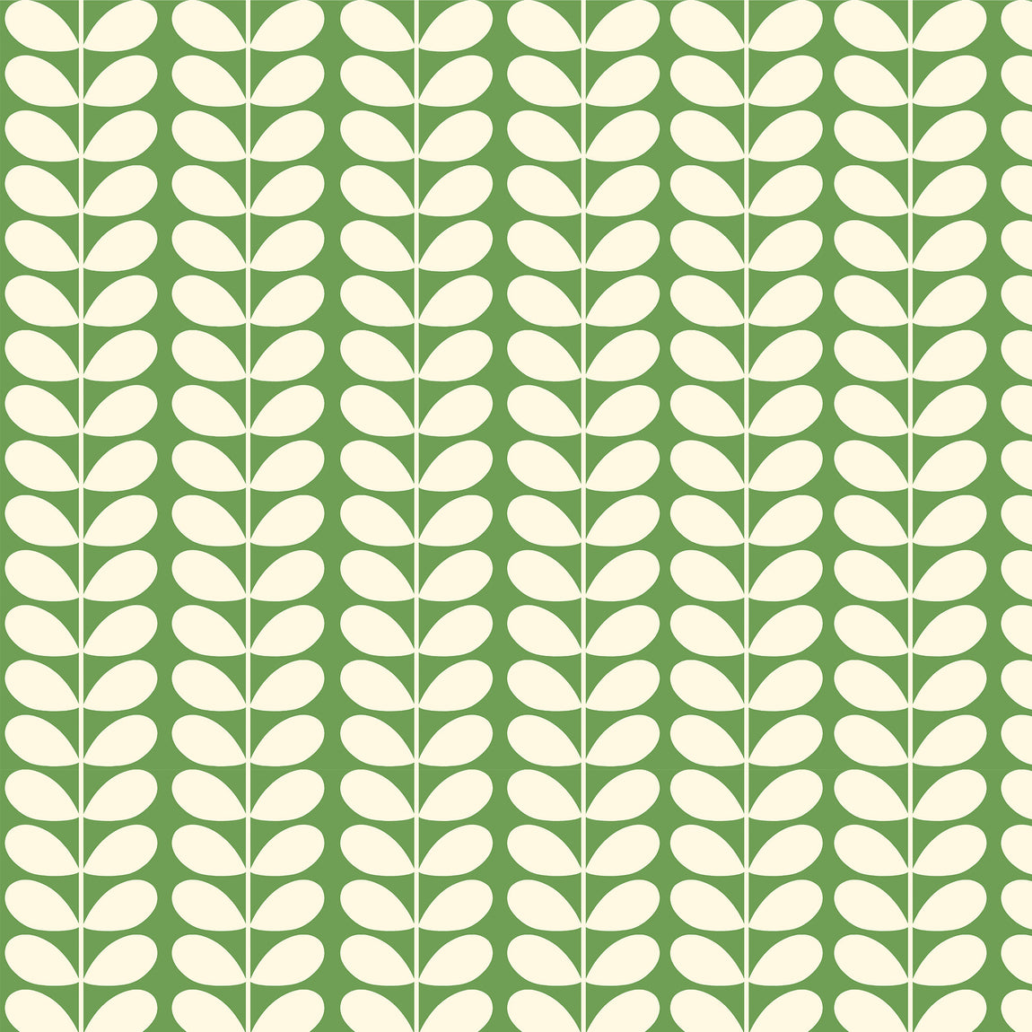 Orla Kiely Solid Stem Made to Measure Roman Blind Green