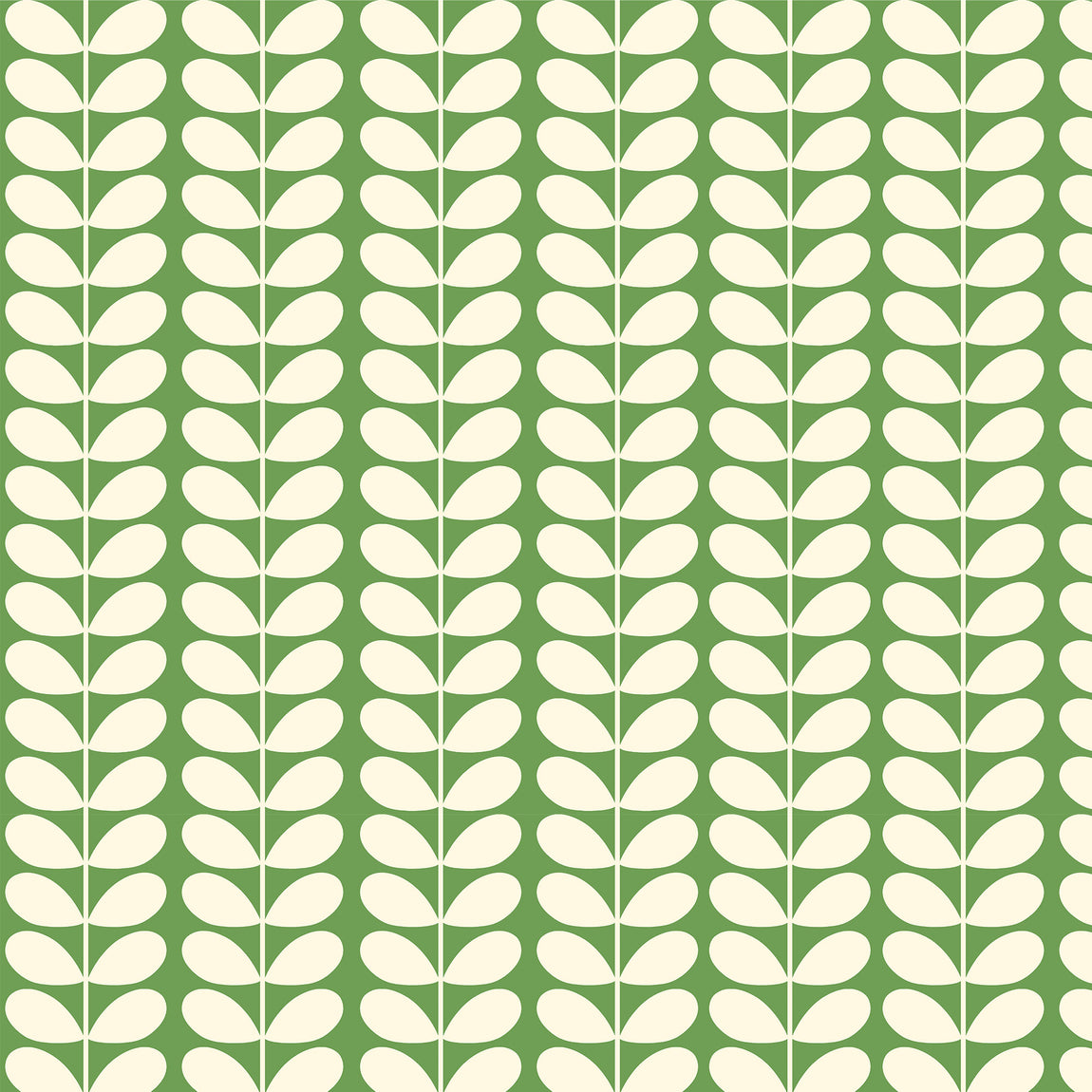 Orla Kiely Solid Stem Made to Measure Roman Blind Green