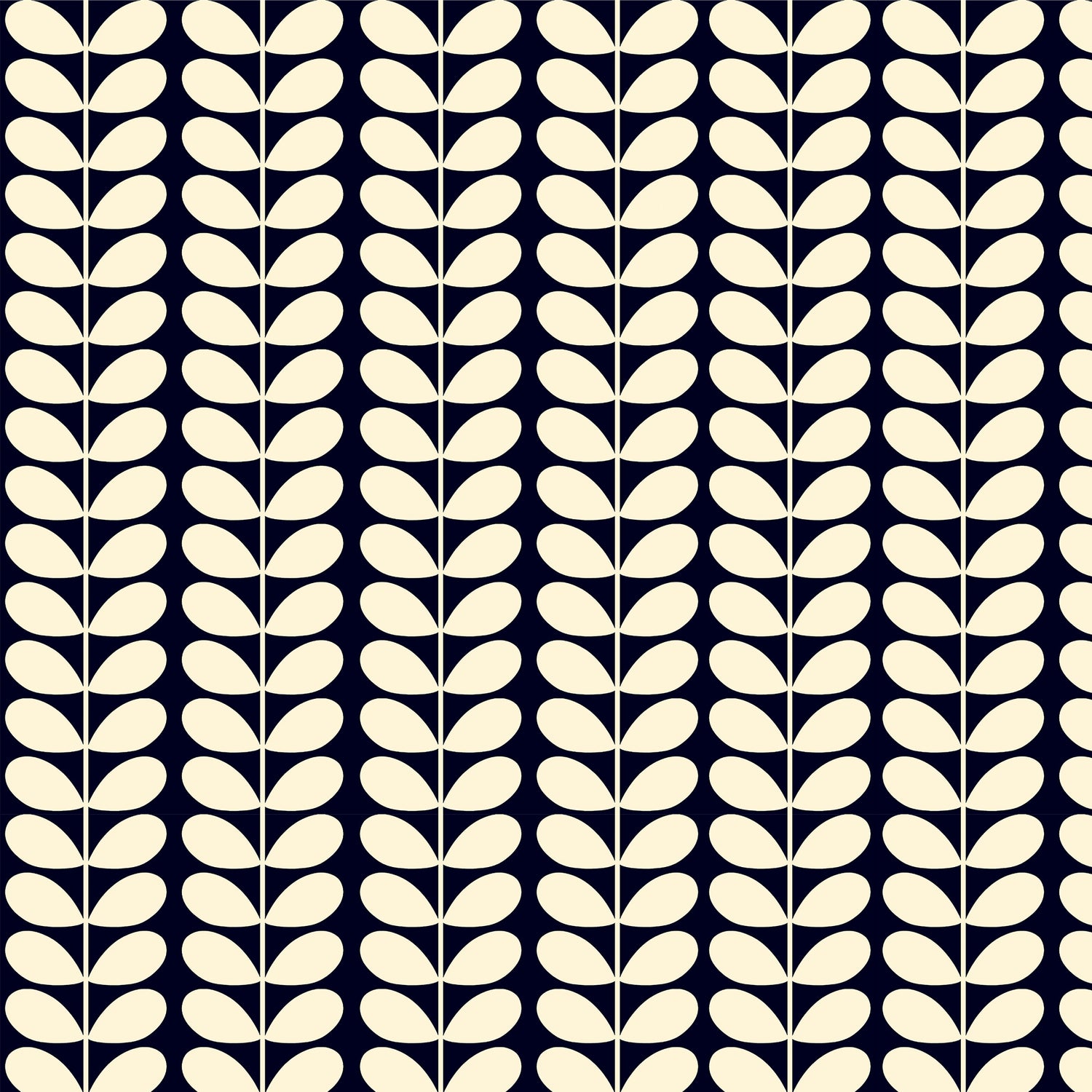 Orla Kiely Solid Stem Made to Measure Roman Blind Whale