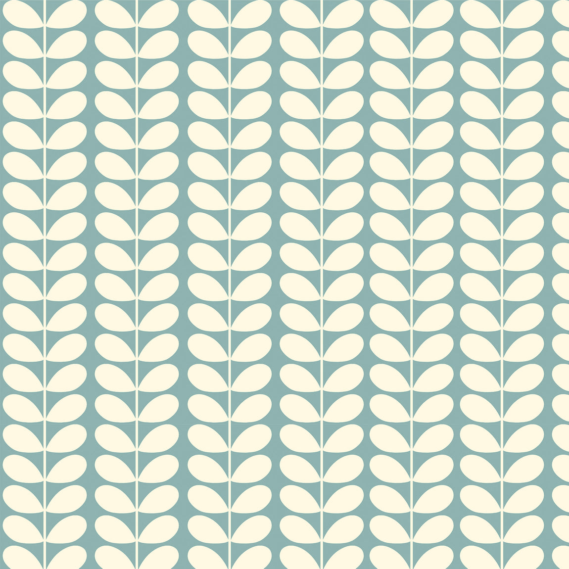 Orla Kiely Solid Stem Made to Measure Curtain Duckegg