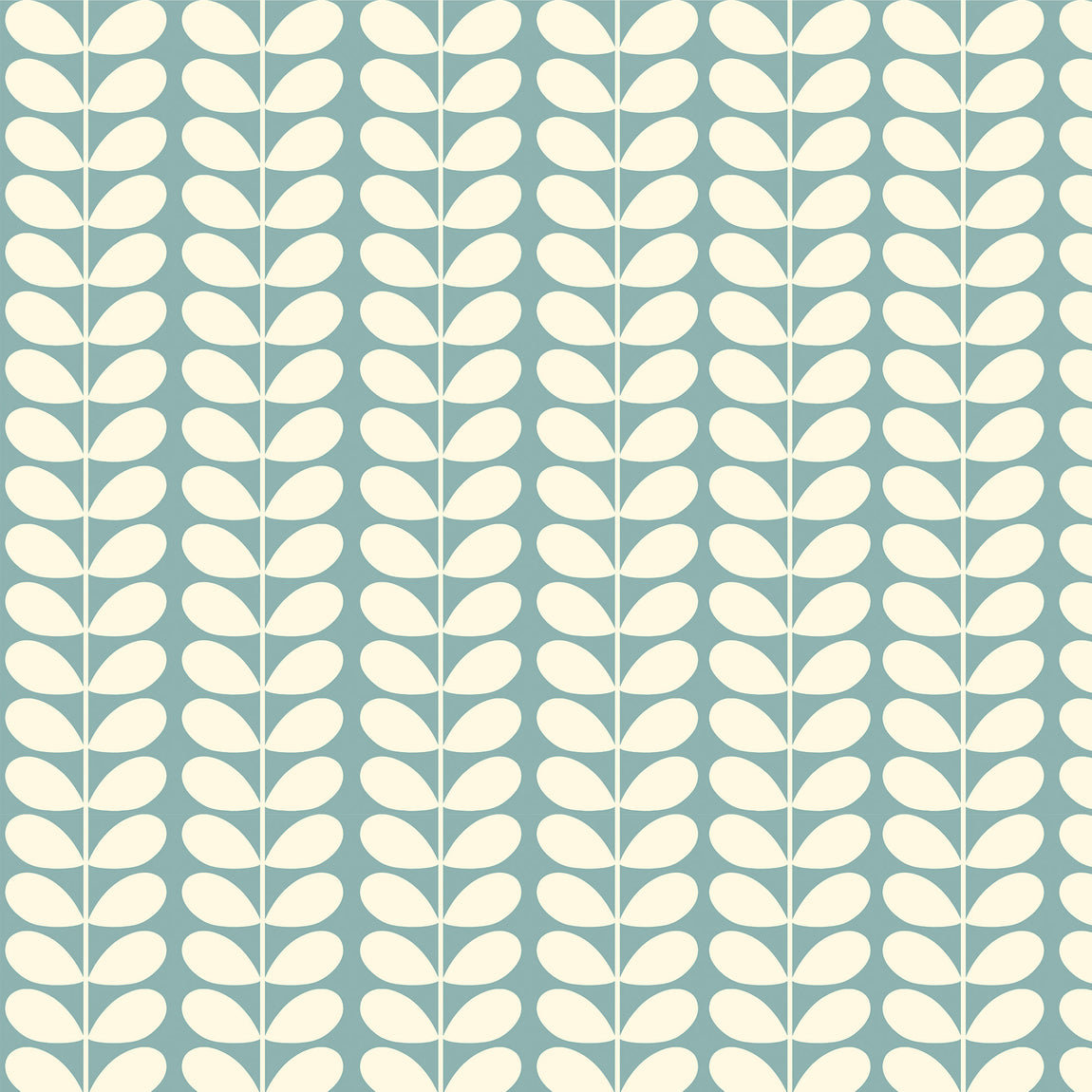 Orla Kiely Solid Stem Made to Measure Curtain Duckegg