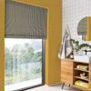 Orla Kiely Tiny Stem Made to Measure Roman Blind Black