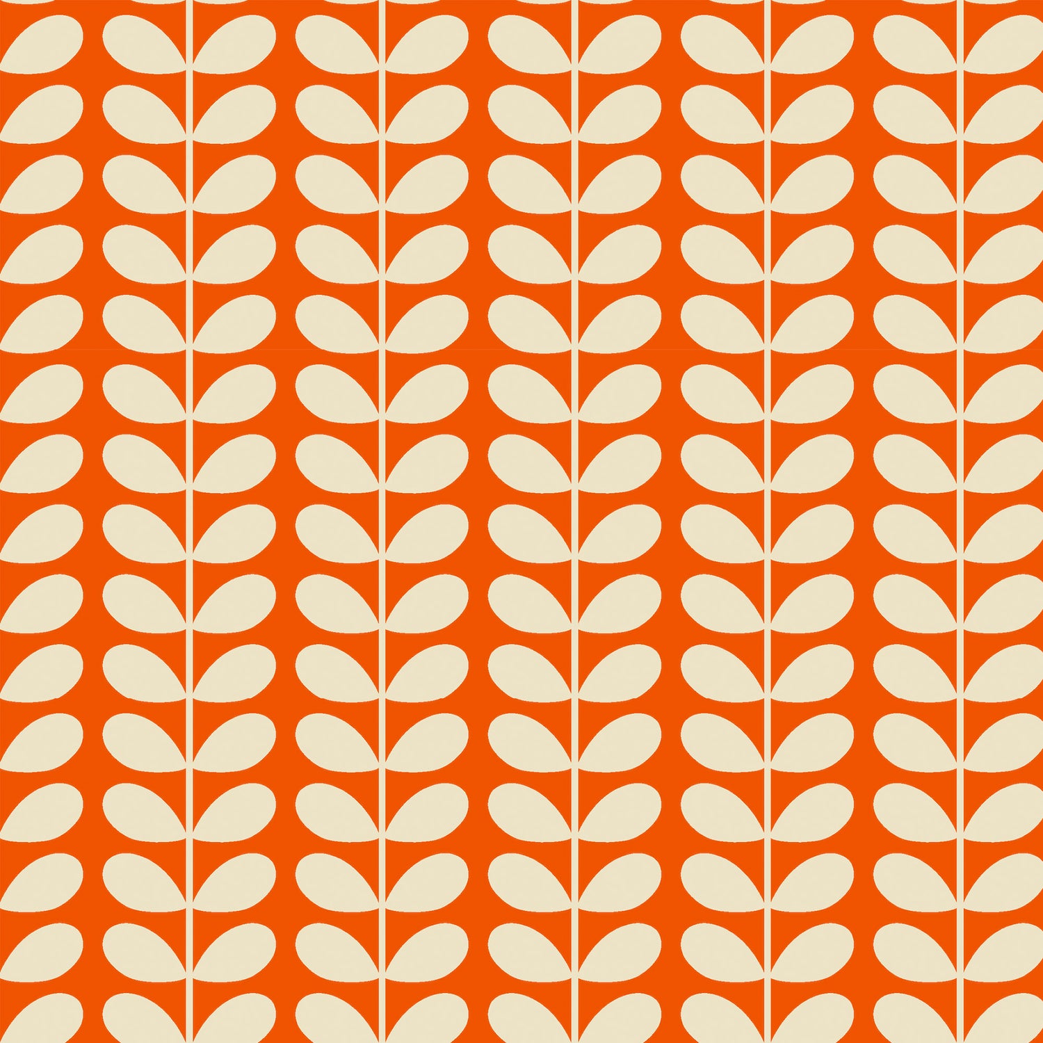 Orla Kiely Tiny Stem Translucent Made to Measure Roller Blind Tomato