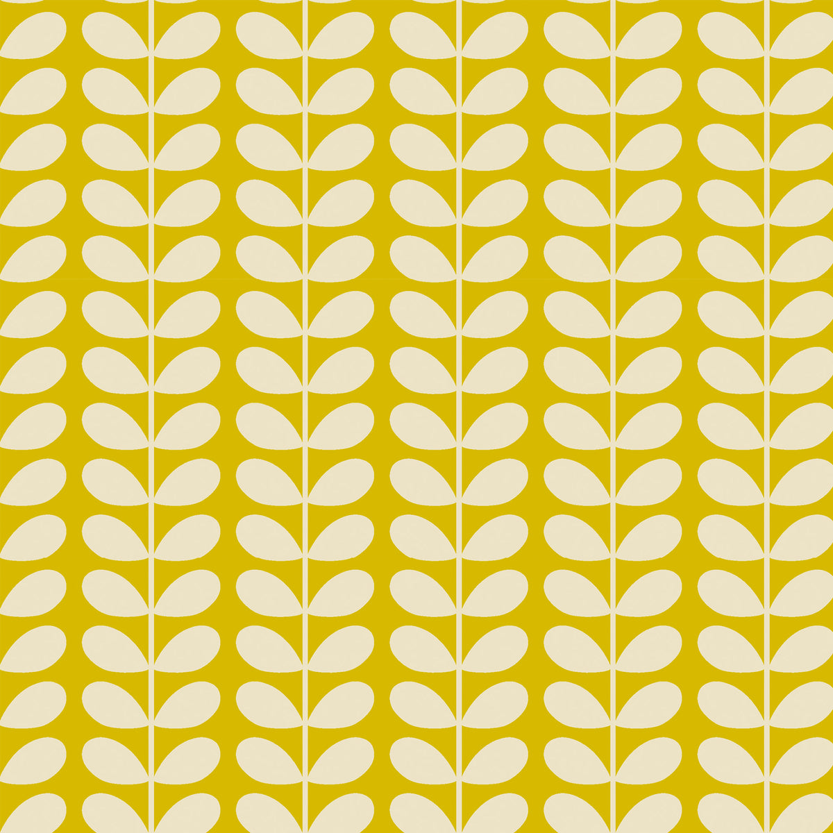 Orla Kiely Tiny Stem Made to Measure Curtain Yellow