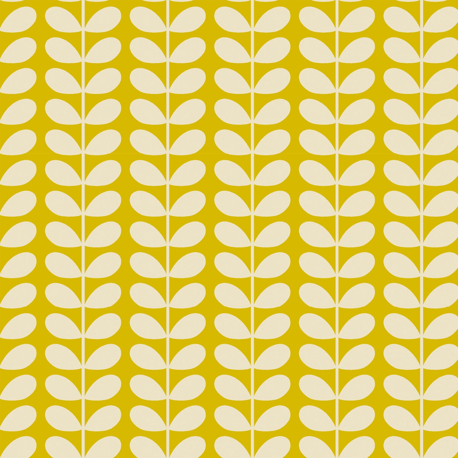 Orla Kiely Tiny Stem Translucent Made to Measure Roller Blind Yellow