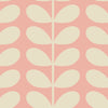 Orla Kiely Tiny Stem Made to Measure Wave Curtain + FREE Track Pink
