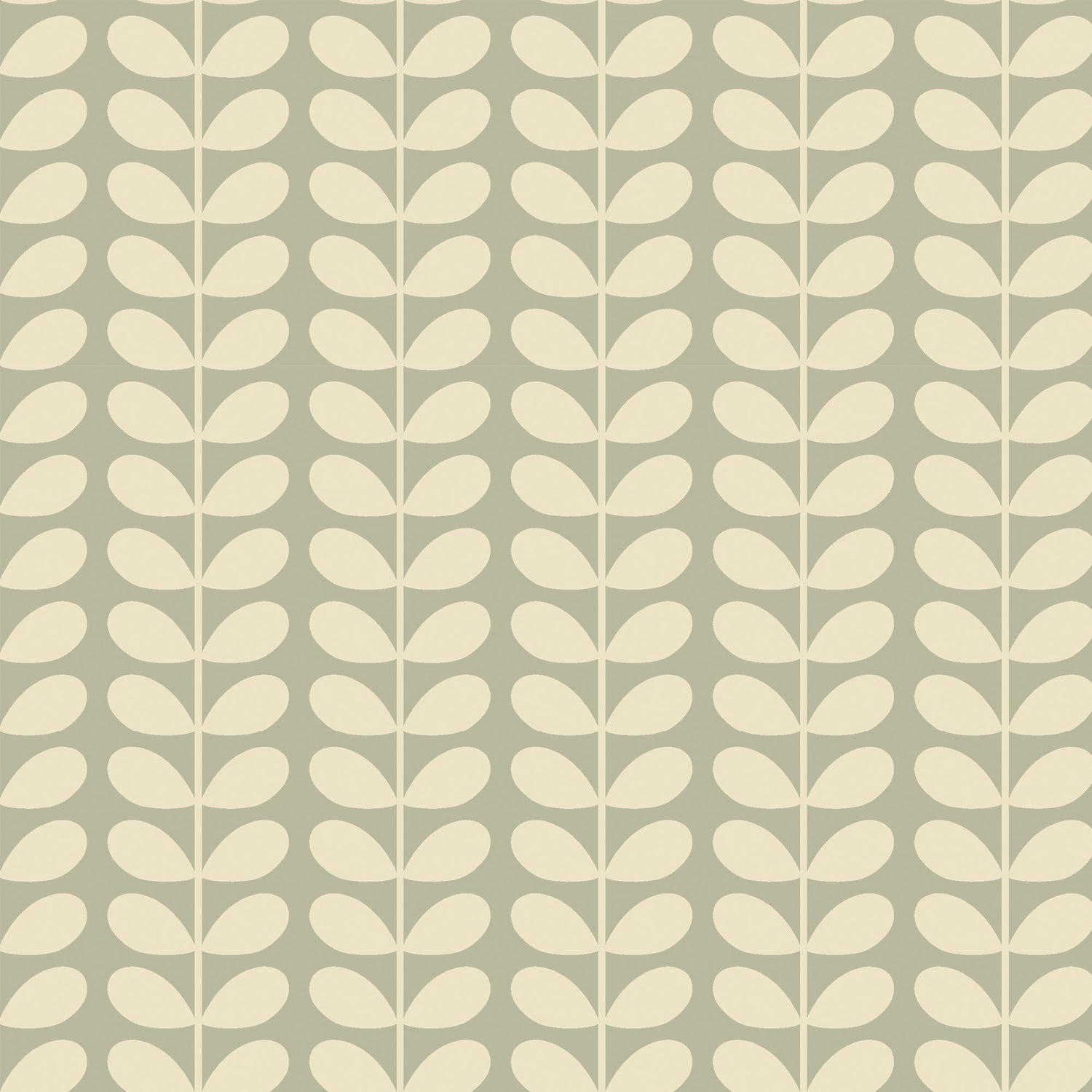 Orla Kiely Tiny Stem Made to Measure Blackout Roller Blind Pebble
