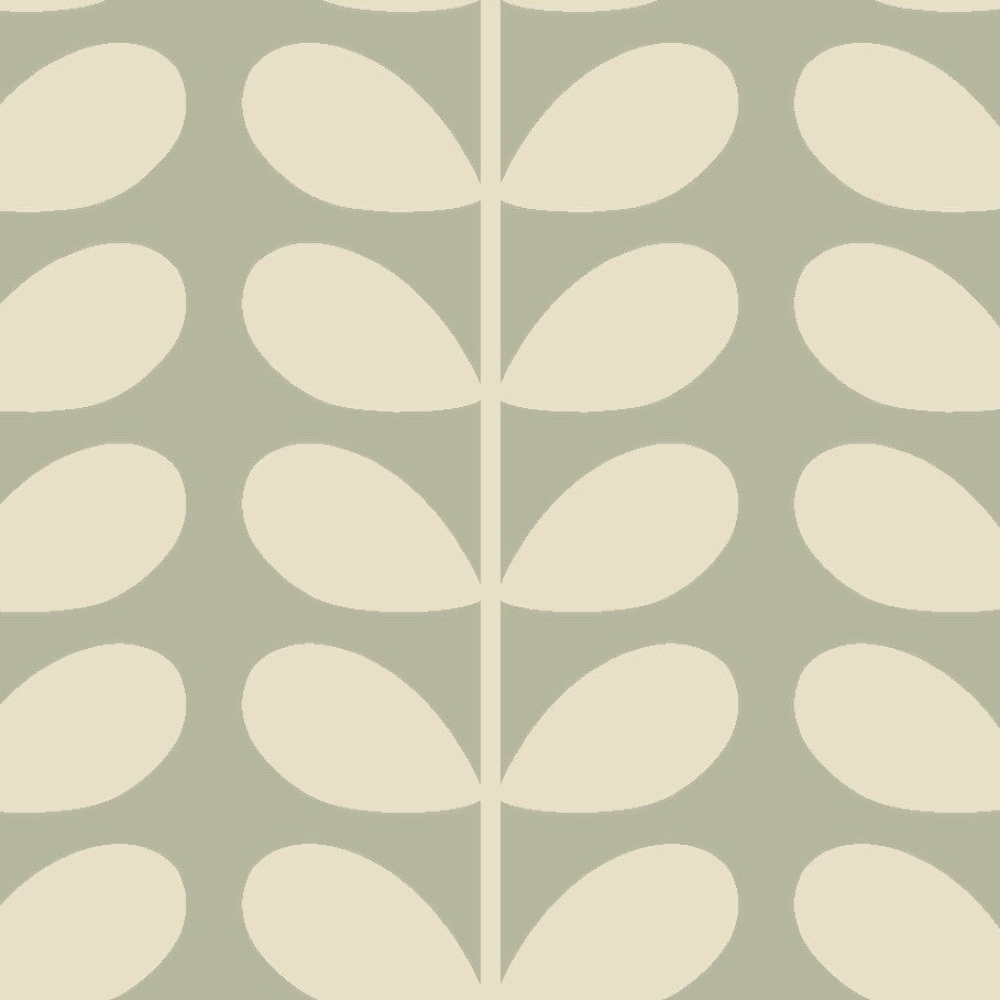 Orla Kiely Tiny Stem Made to Measure Wave Curtain + FREE Track Pebble