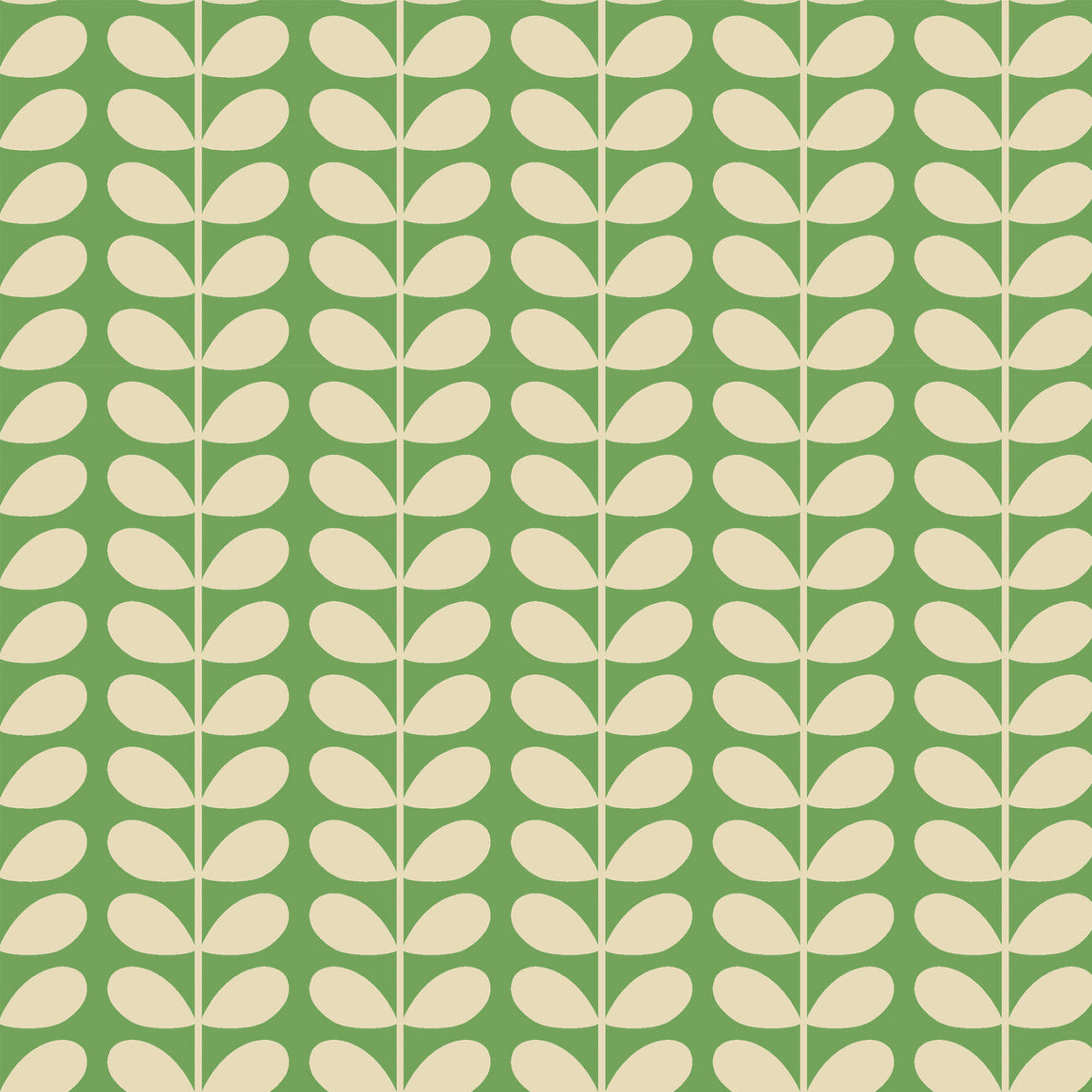Orla Kiely Tiny Stem Made to Measure Curtain Green