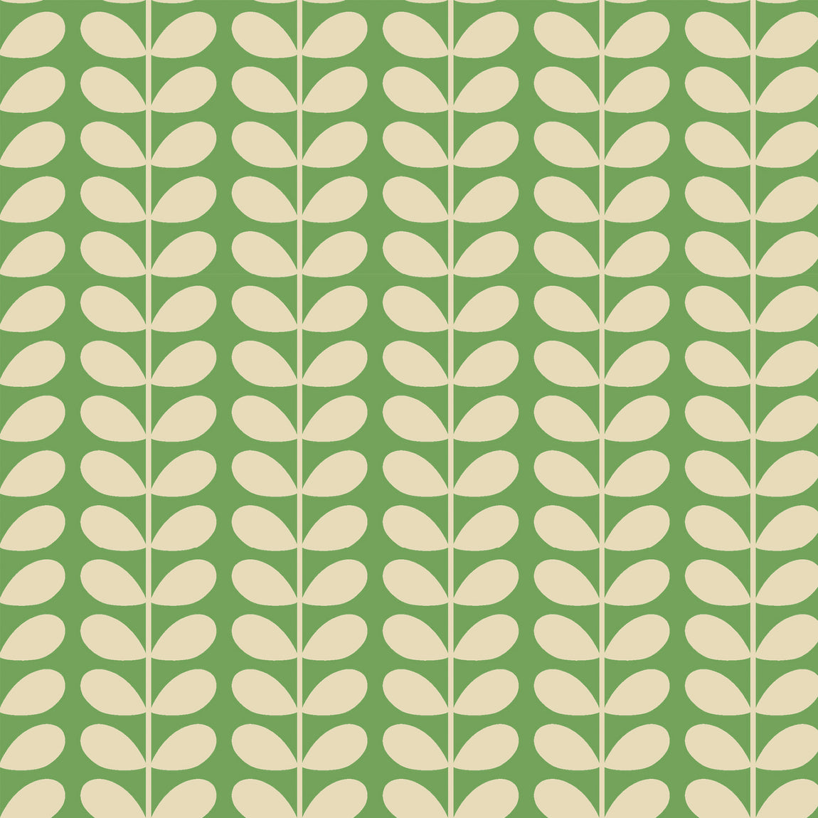 Orla Kiely Tiny Stem Made to Measure Curtain Green