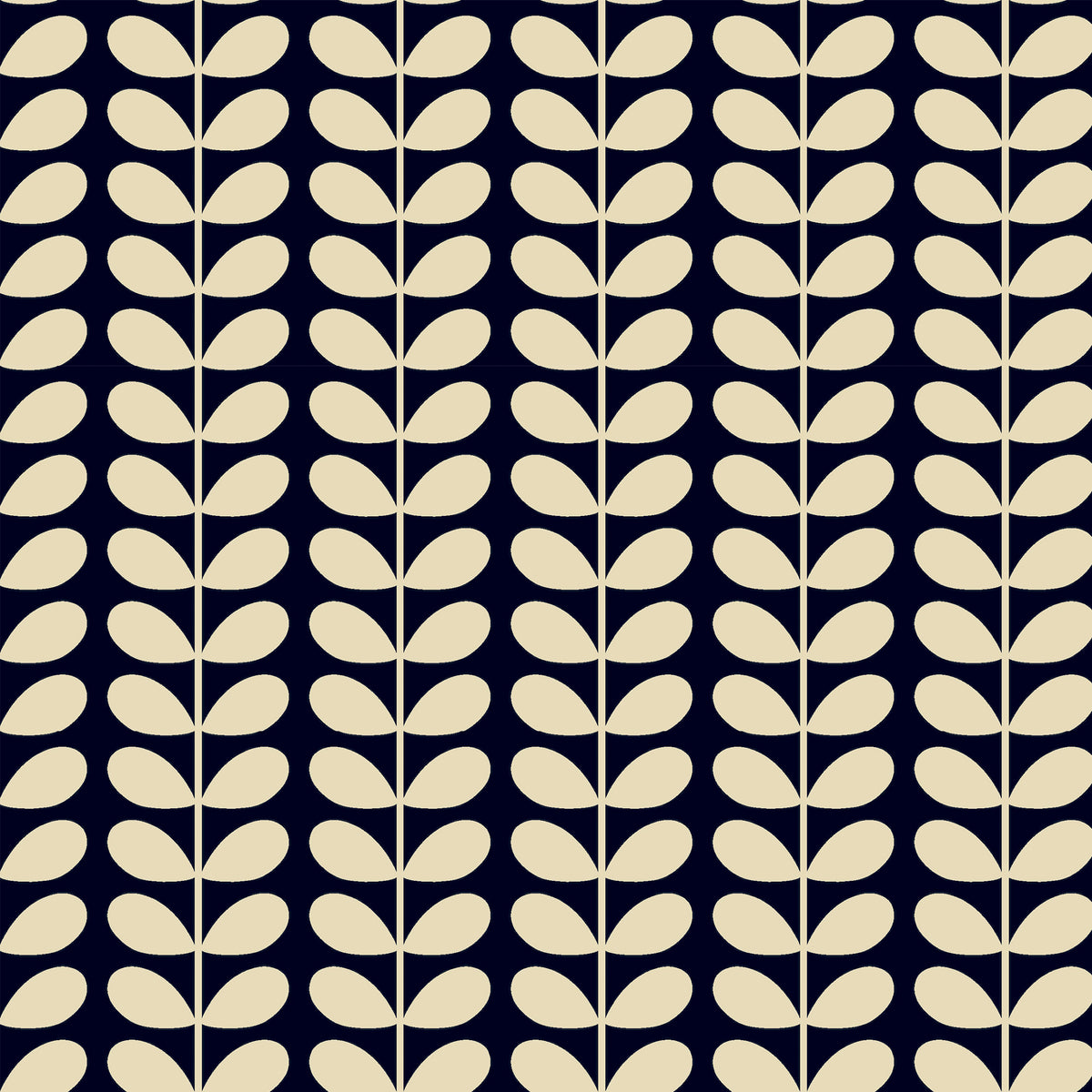 Orla Kiely Tiny Stem Made to Measure Curtain Whale