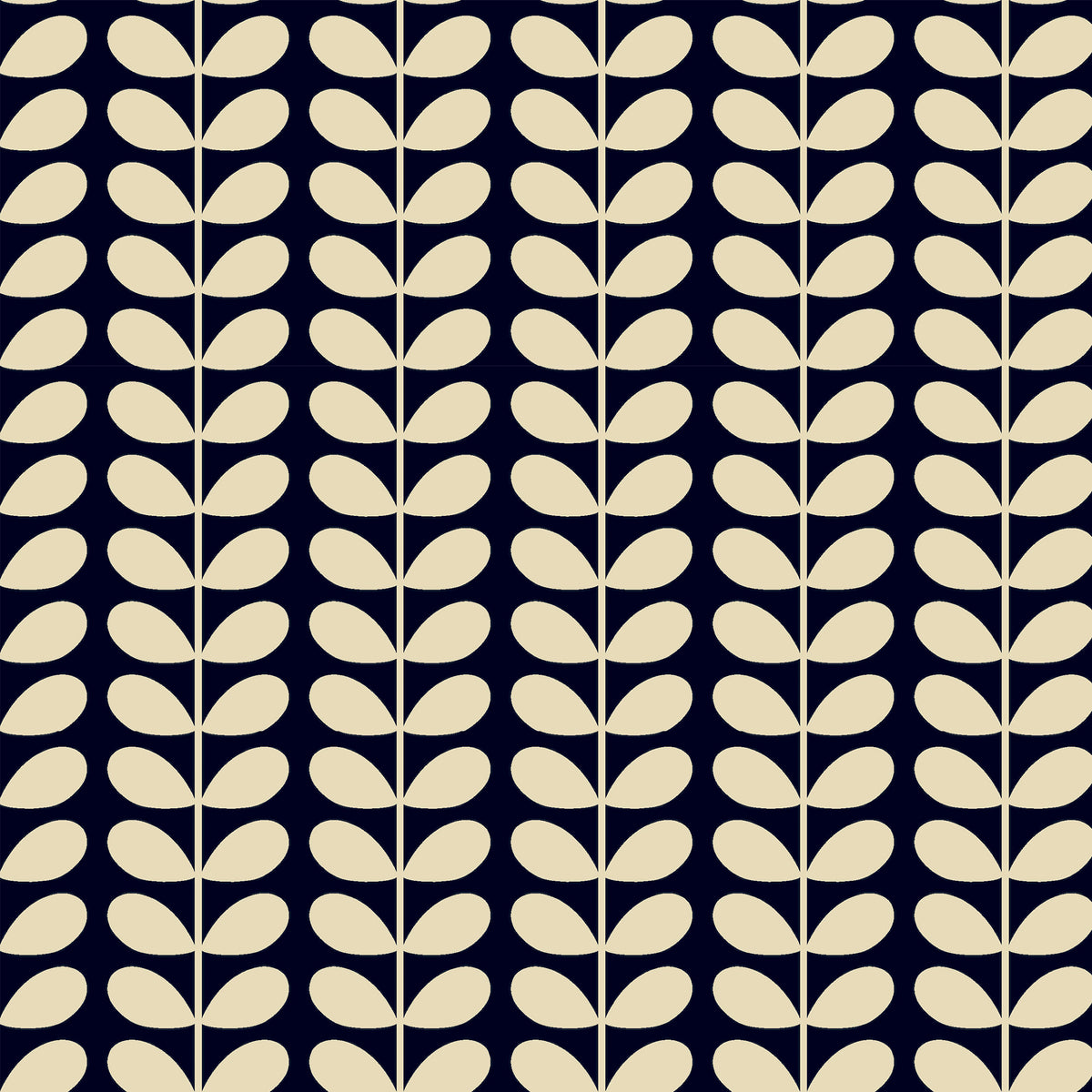 Orla Kiely Tiny Stem Made to Measure Roman Blind Whale