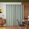 Orla Kiely Tiny Stem Made to Measure Curtain Duckegg