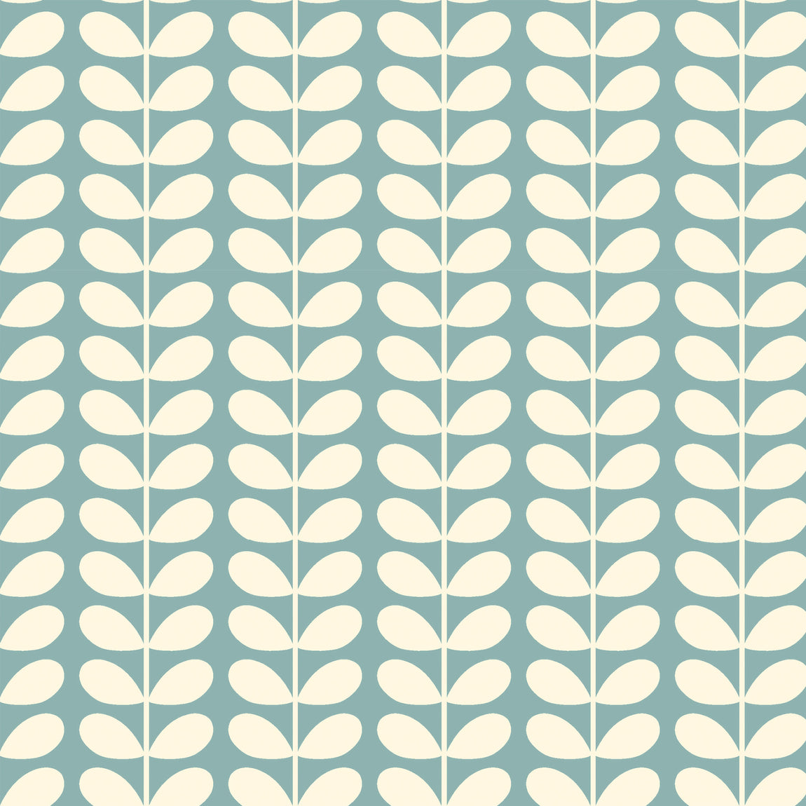 Orla Kiely Tiny Stem Made to Measure Curtain Duckegg