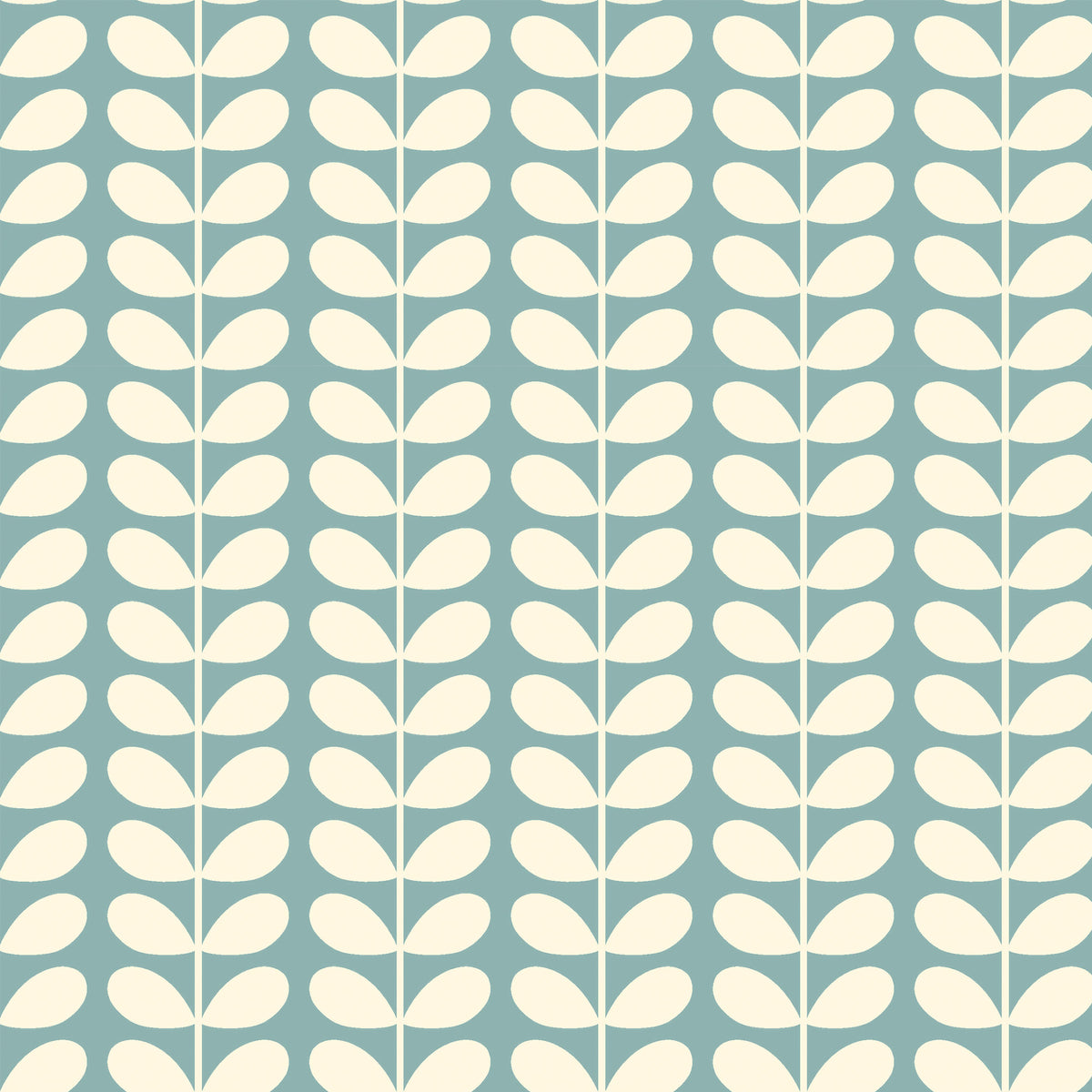 Orla Kiely Tiny Stem Made to Measure Curtain Duckegg