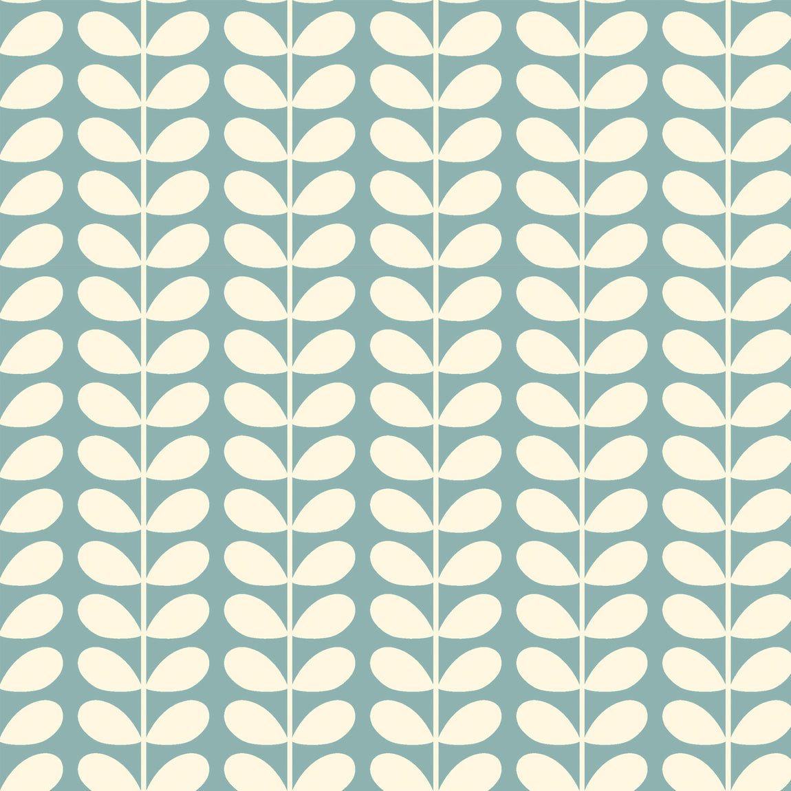 Orla Kiely Tiny Stem Made to Measure Curtain Duckegg