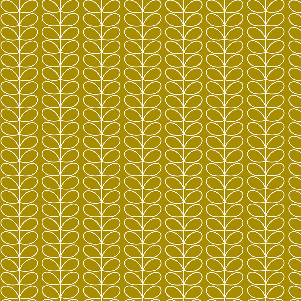 Orla Kiely Linear Stem Made to Measure Curtain Seagrass