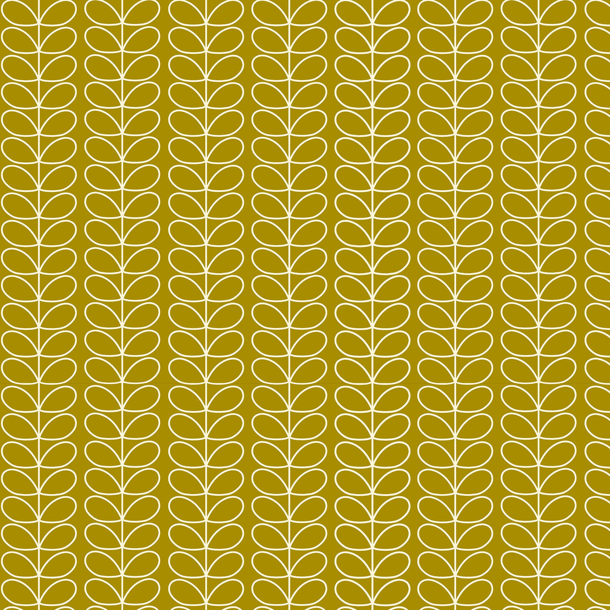 Orla Kiely Linear Stem Made to Measure Blackout Roller Blind Seagrass