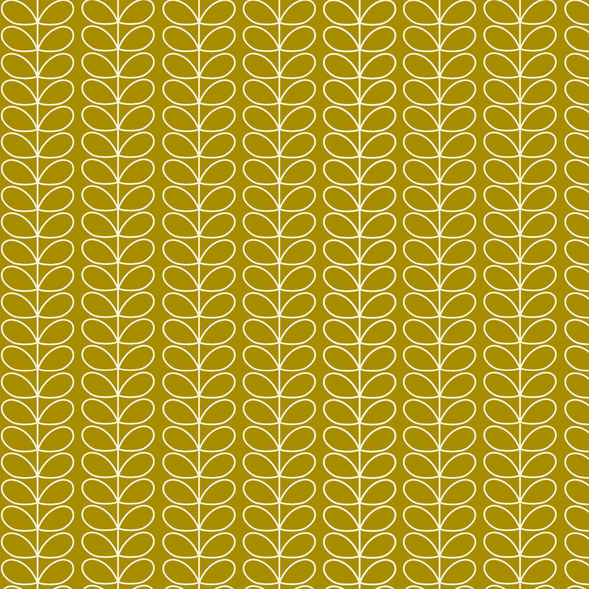 Orla Kiely Linear Stem Made to Measure Blackout Roller Blind Seagrass