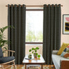 Orla Kiely Linear Stem Made to Measure Curtain Liquorice
