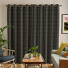 Orla Kiely Linear Stem Made to Measure Curtain Liquorice